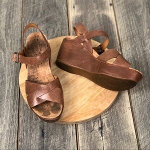 Kork Ease 'Ava 2.0' Platform Wedge Sandal Sz 10